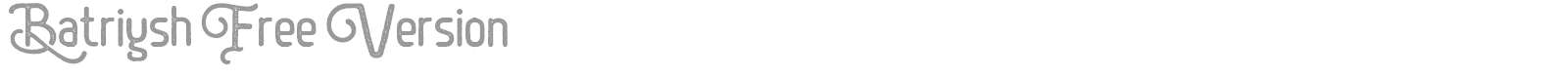 Batriysh font preview